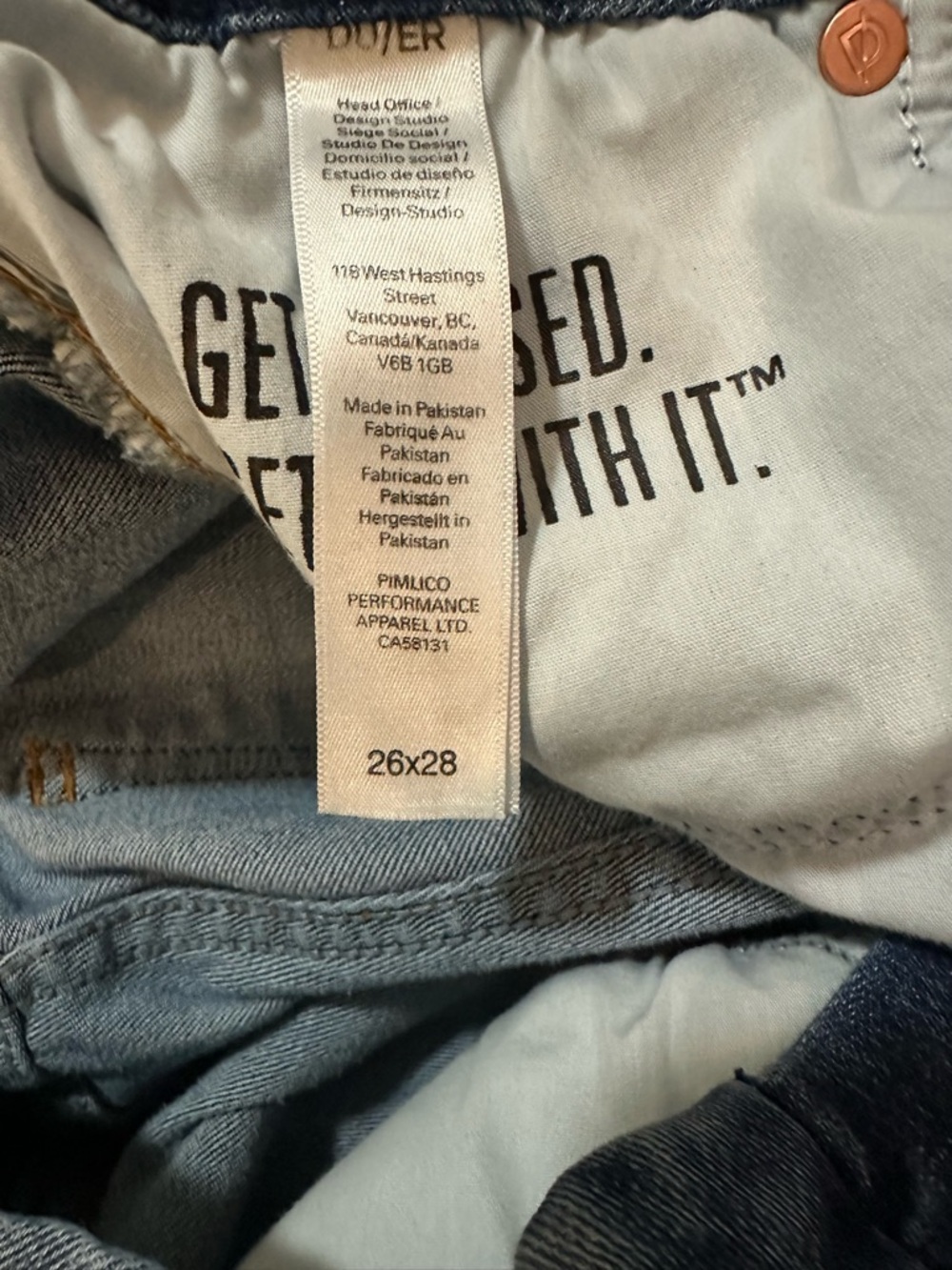 Du/er Women's Performance Denim Skinny Jeans. Size 26 x 28. - Picture 8 of 15